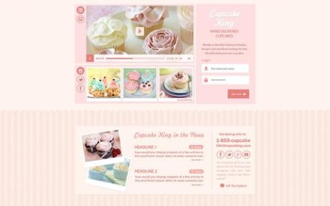 糕点网站设计_设计中心