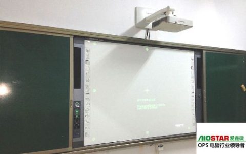 在哪些特定场景中，OPS技术是电子白板安装的首选？