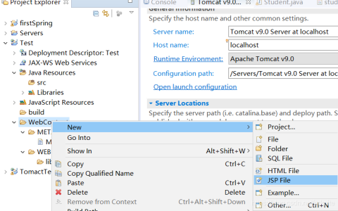 如何在Eclipse中配置Tomcat服务器并进行常用设置？