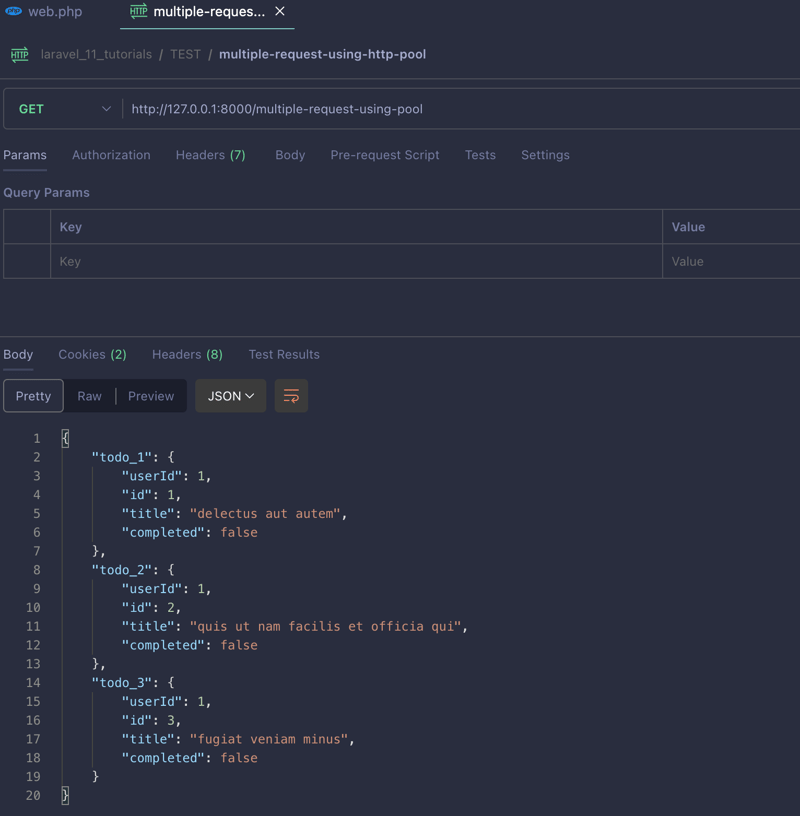 Laravel 中的多个 API 与 HTTP 请求插图1 Laravel 中的多个 API 与 HTTP 请求插图1