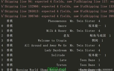 如何解决pandas.errors.ParserError: Error tokenizing data. C error: Expected . fields的日志错误？