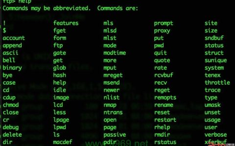 如何使用Linux FTP命令上传文件？