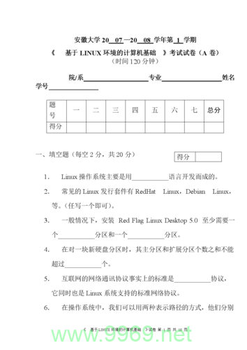 Linux系统考试,你准备得怎么样了?,这个疑问句标题旨在引起读者的兴趣,并询问他们关于即将到来的Linux系统考试的准备情况。它既体现了文章的主题(Linux系统考试),又通过提问的方式激发了读者的好奇心和参与感。插图2 Linux系统考试,你准备得怎么样了?,这个疑问句标题旨在引起读者的兴趣,并询问他们关于即将到来的Linux系统考试的准备情况。它既体现了文章的主题(Linux系统考试),又通过提问的方式激发了读者的好奇心和参与感。插图2