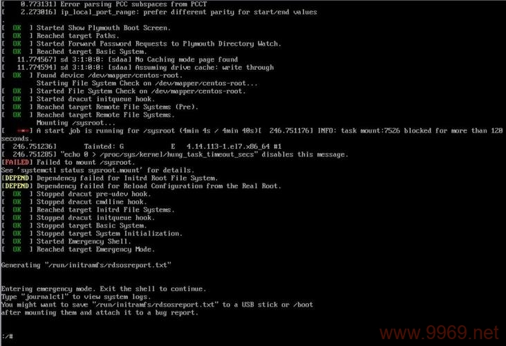 如何应对Linux启动信息失败的问题?插图2 如何应对Linux启动信息失败的问题?插图2
